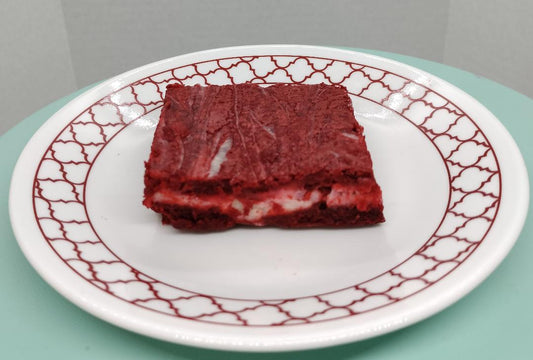 Red Velvet Brownie with Cheesecake Swirl - Dozen (local delivery or pick-up only)