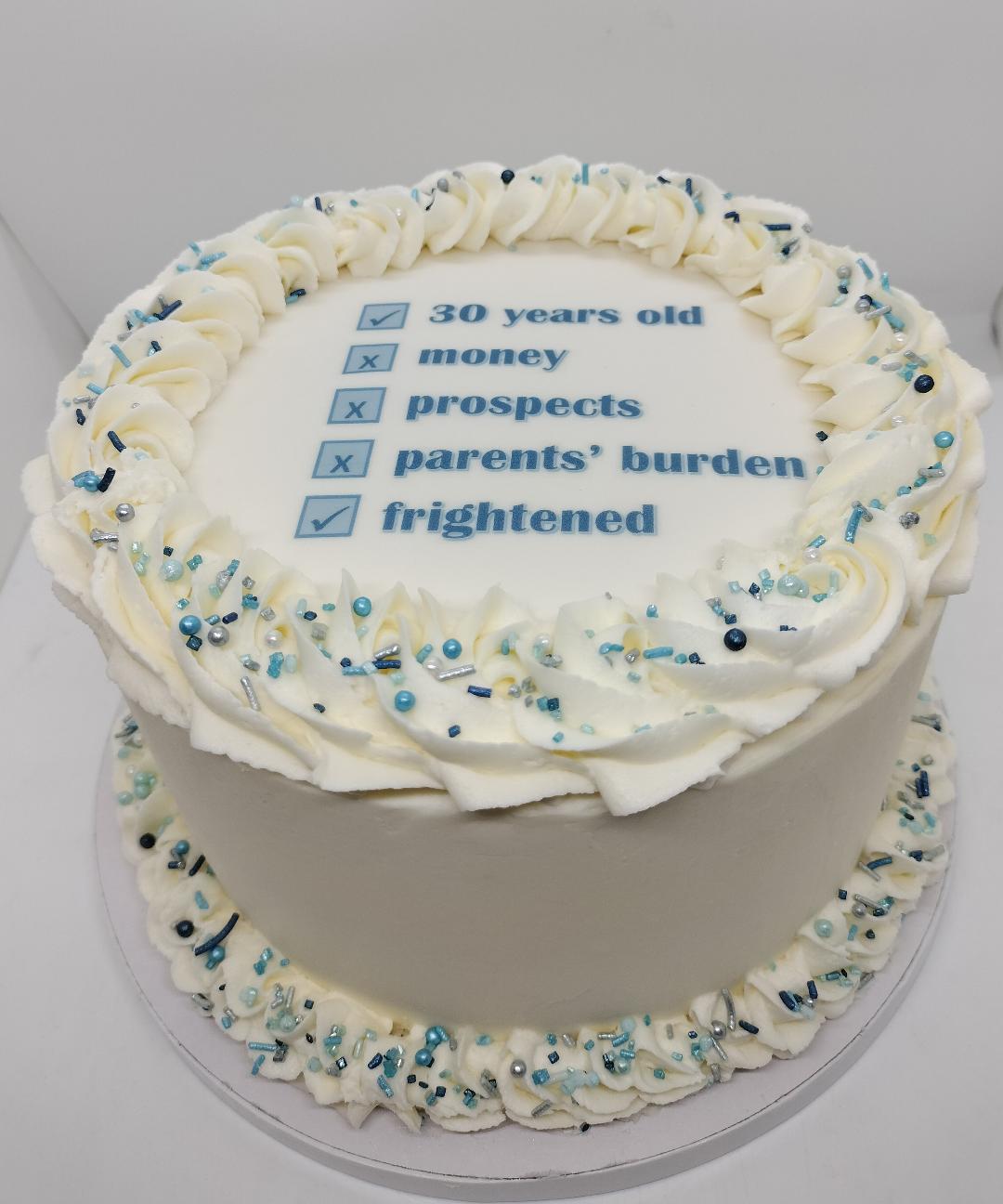 Custom Celebration Cakes (local delivery and pick-up only)