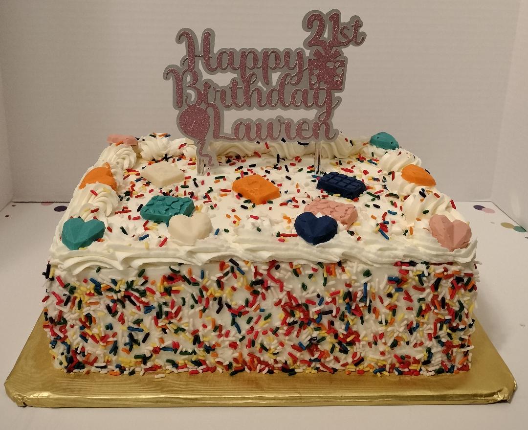 Custom Celebration Cakes (local delivery and pick-up only)