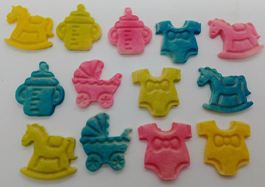 Mini Baby Shower Cookies (24 pack)