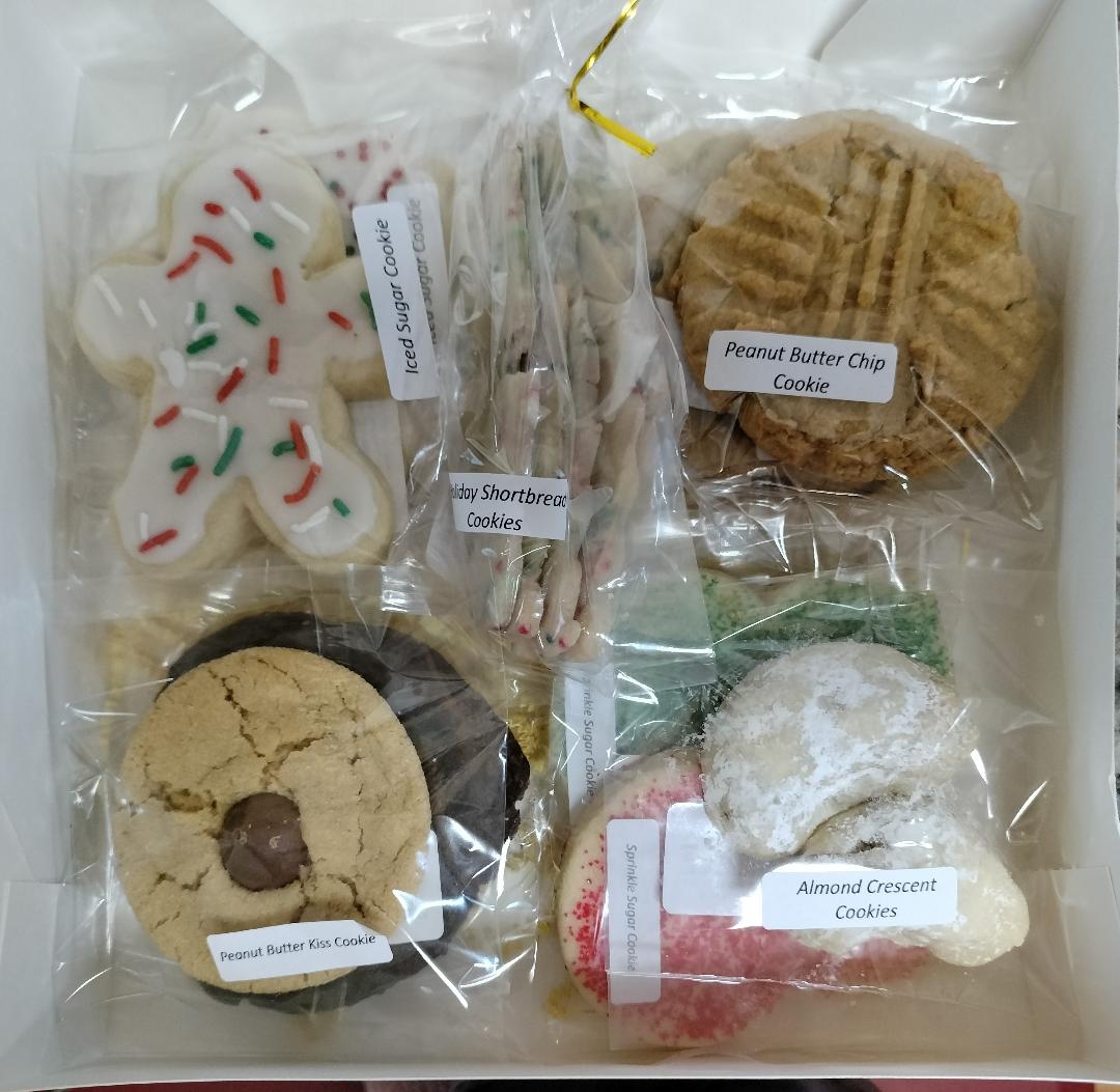 Holiday Cookies Gift Box - Dozen Assorted