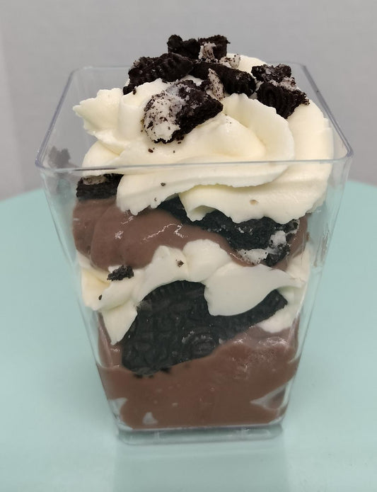Chocolate Pudding Cup with Oreo's, small dessert, 6-pack (available for local delivery or pick-up only)