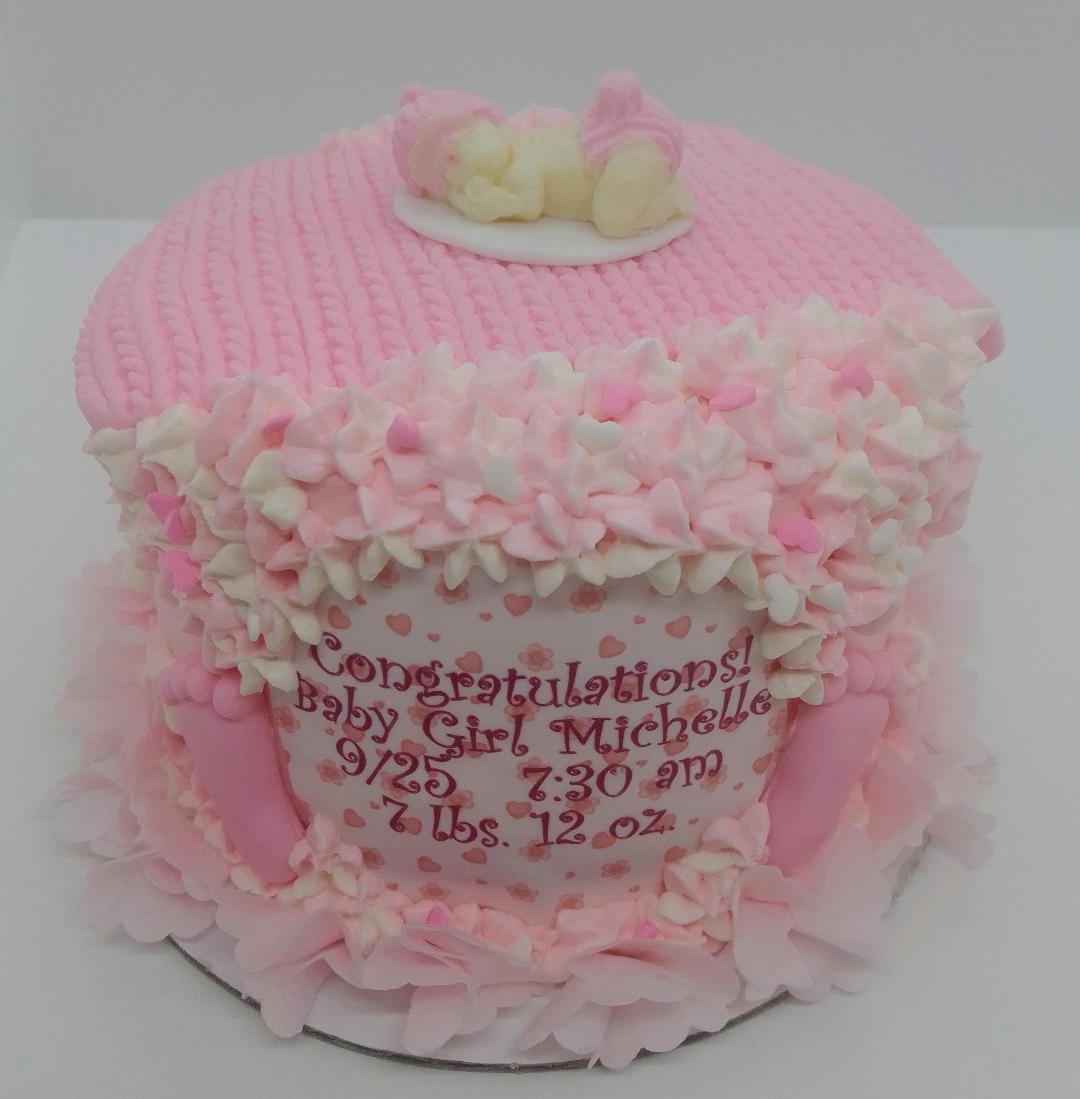 Baby Shower or Gender Reveal Cake (local delivery and pick-up only)