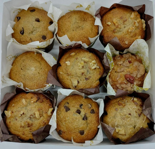 Banana Bread Muffins 9-pack