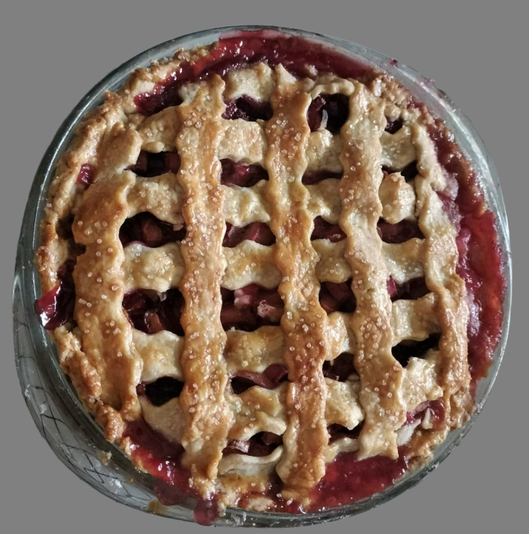 Strawberry Rhubarb Pie 9" Seasonal (local delivery or pick-up only)