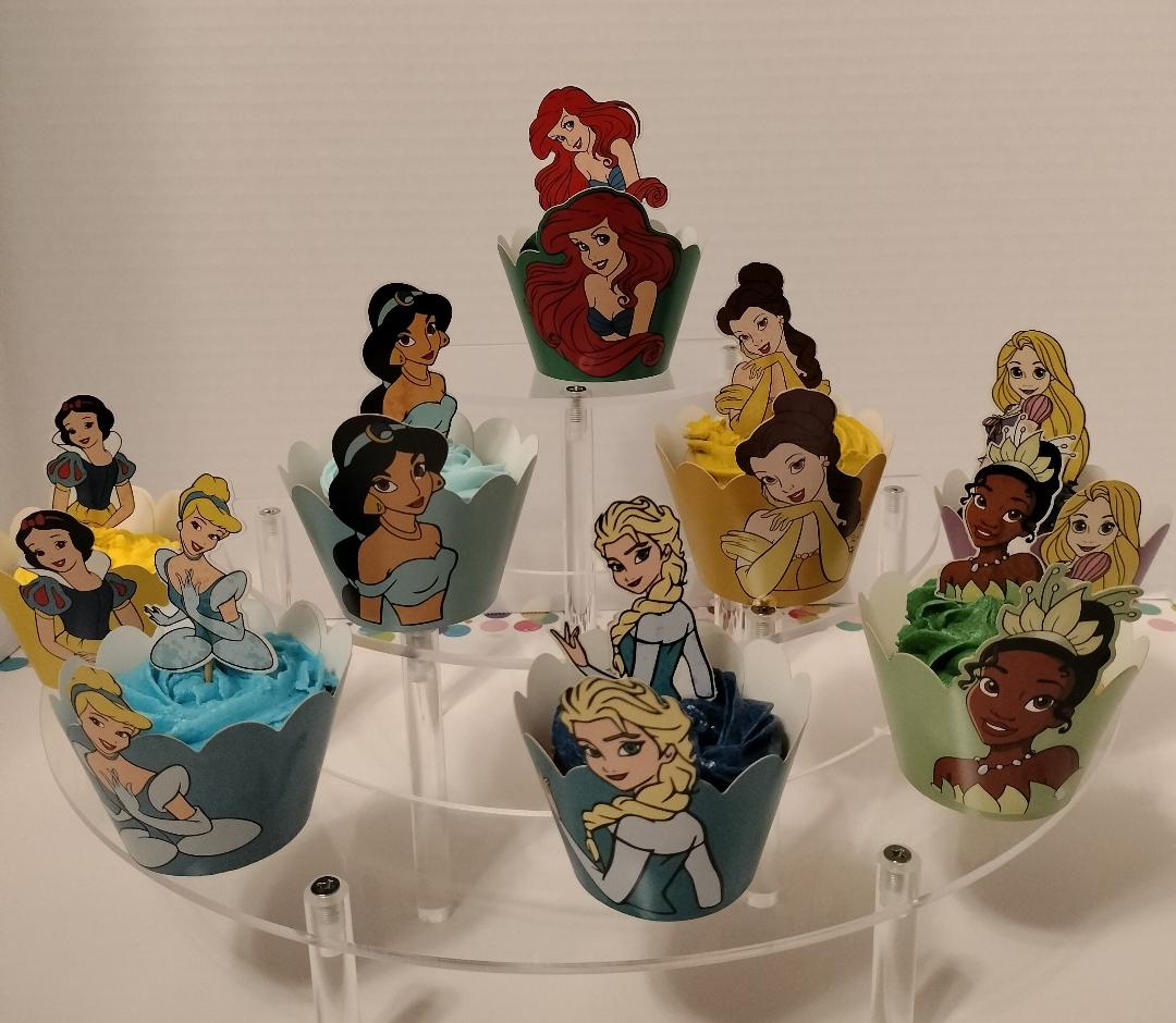 Princess Cupcakes Dozen (local delivery or pick-up only)