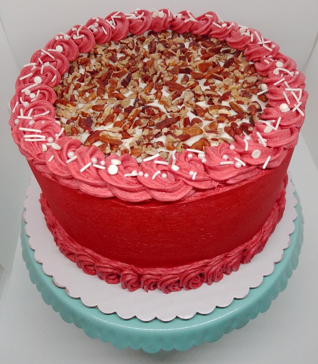 Red Velvet Cake with Cream Cheese Buttercream (local delivery or pick-up only)