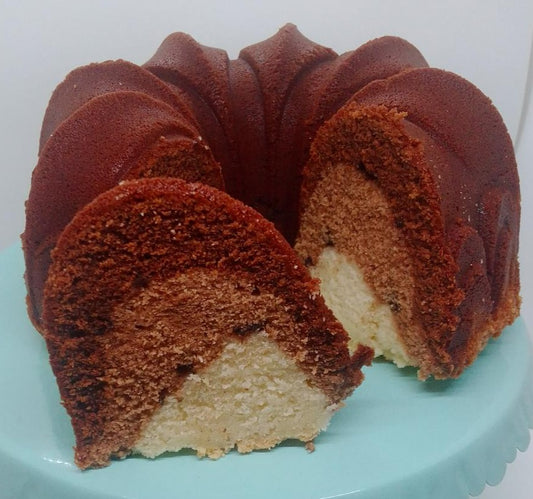 Triple Layer Bundt Cake