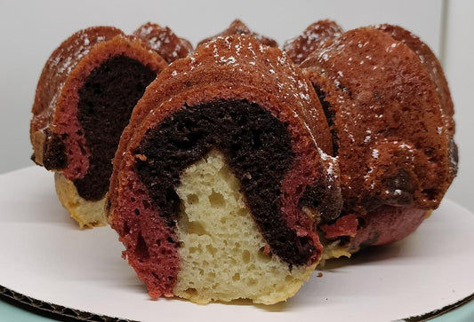 Neapolitan Bundt Cake