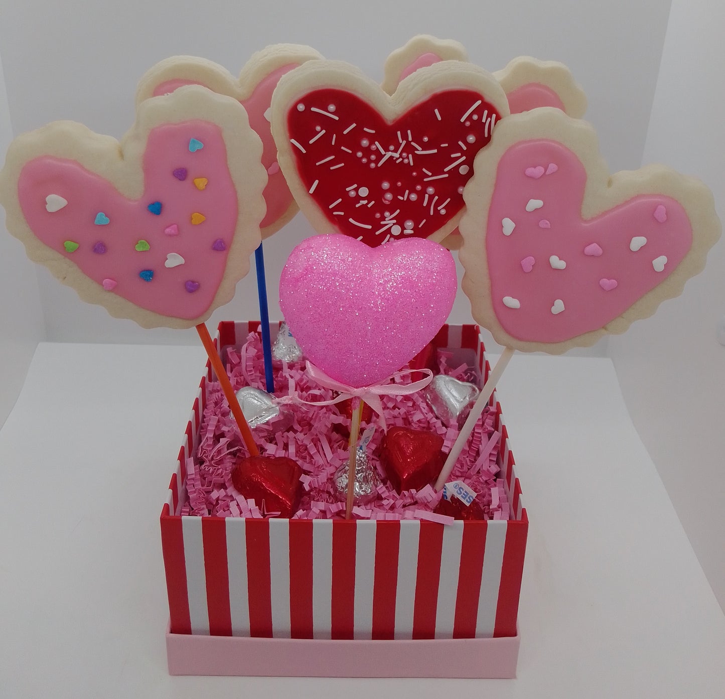 Valentine Cookie Basket