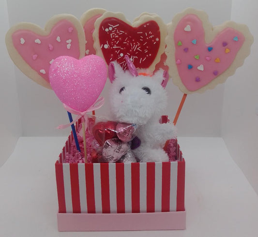 Valentine Cookie Basket