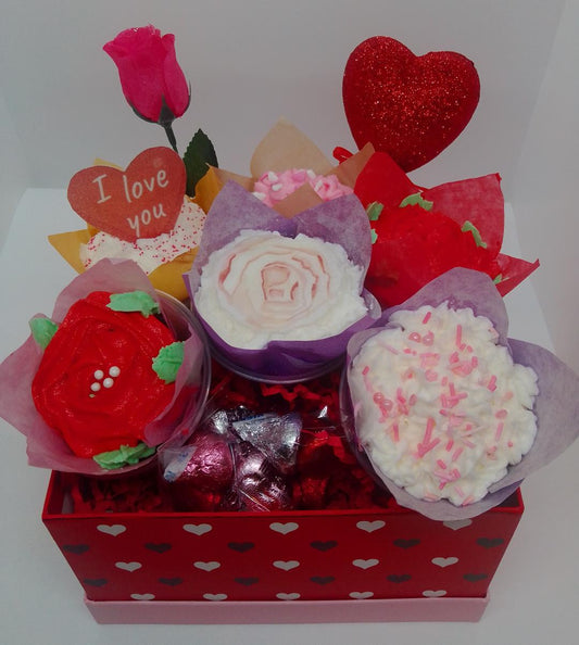 Valentine Cupcake Bouquet (local delivery or pick-up only)