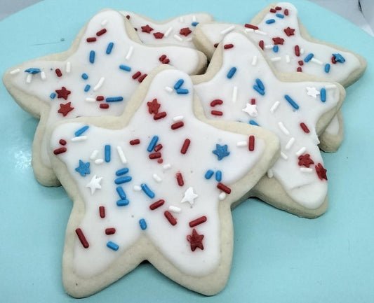 Independence Day Decorated Sugar Cookies (Dozen)