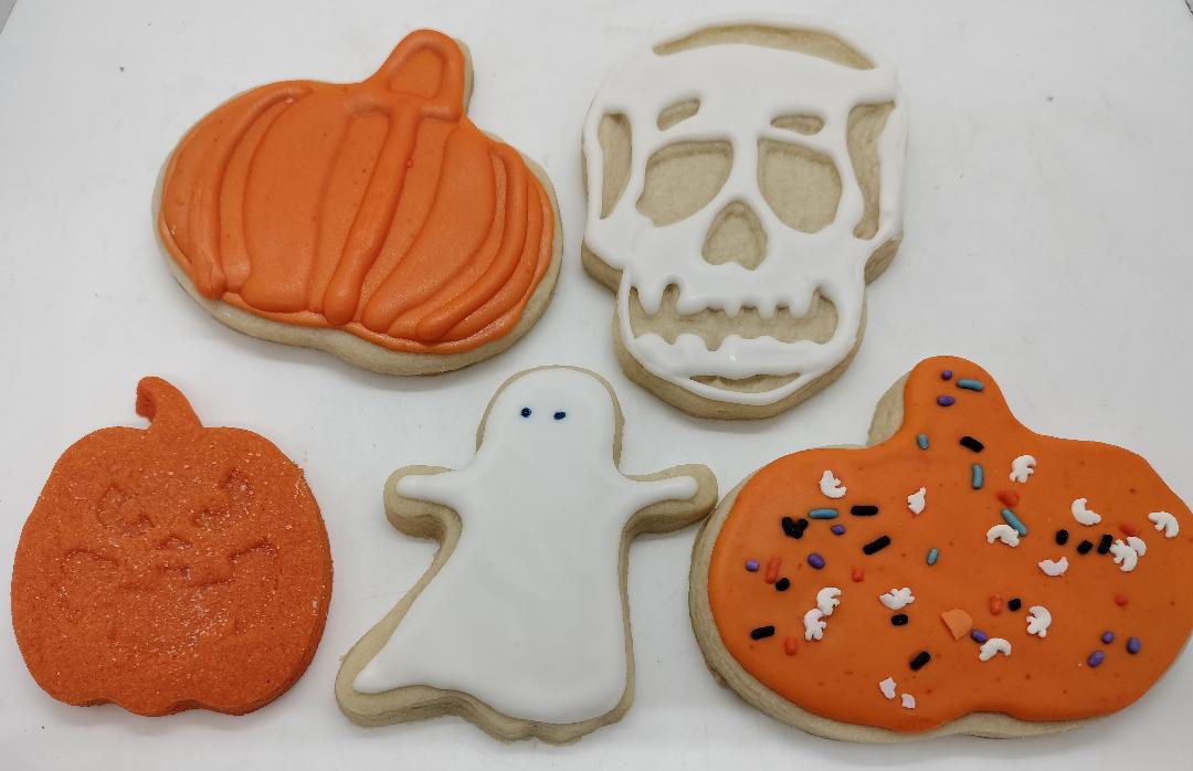 Decorated Halloween Sugar Cookies (Dozen)