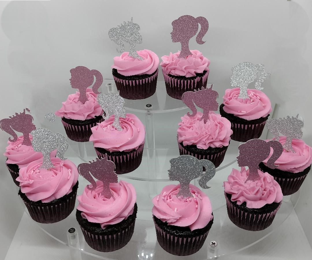 Barbie Cupcakes Dozen (local pick-up on delivery only)