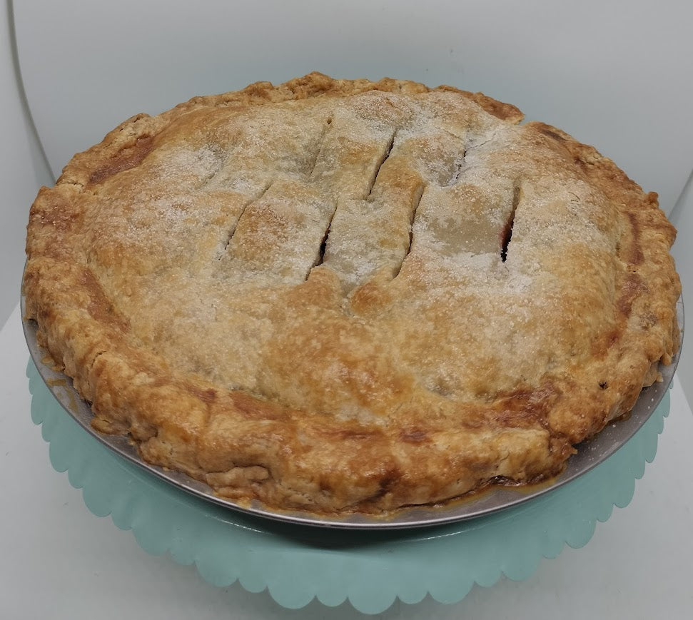 Strawberry Rhubarb Pie 9" (local delivery or pick-up only)