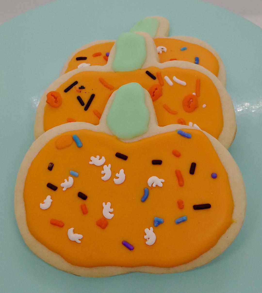 Decorated Halloween Sugar Cookies (Dozen)