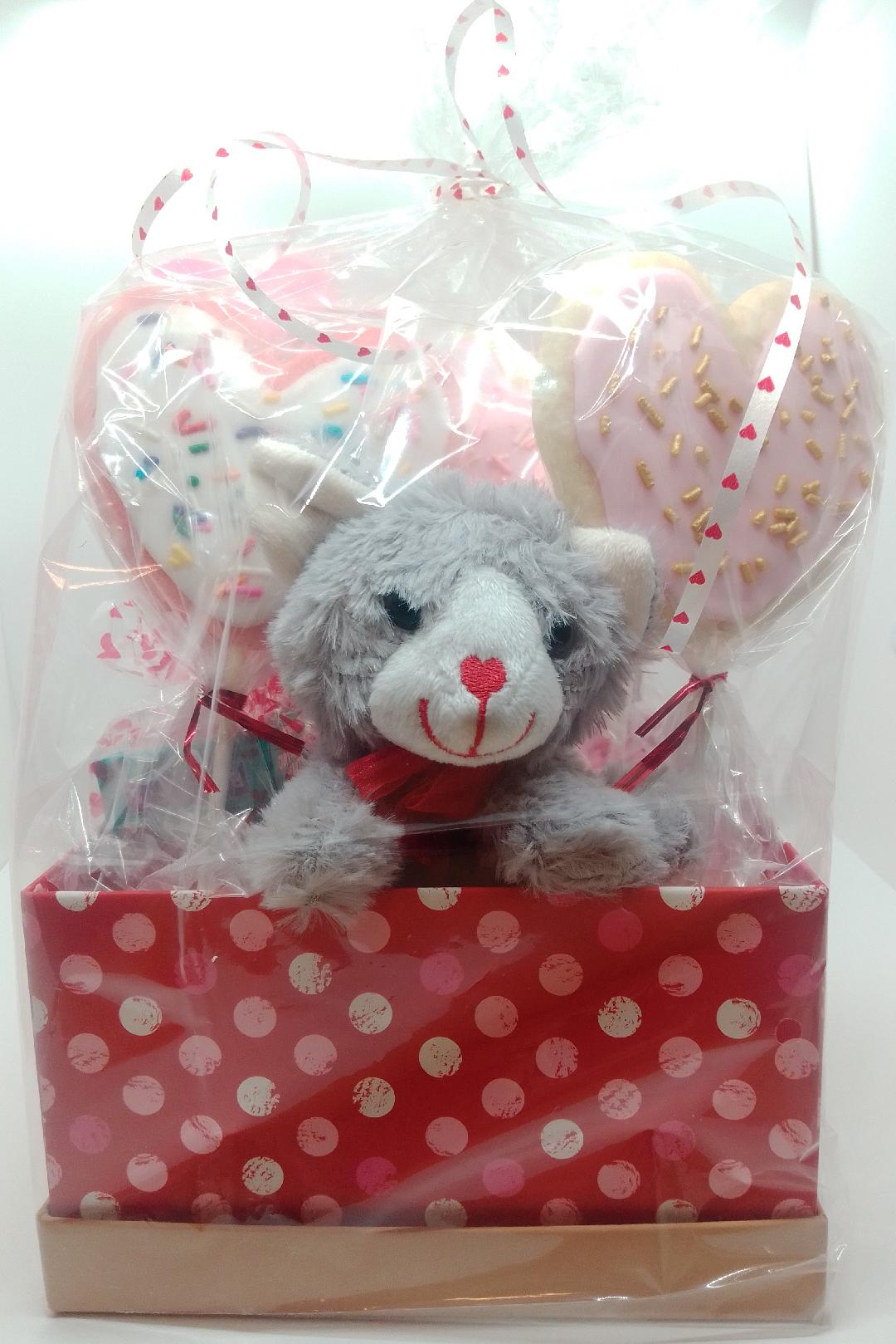 Valentine Cookie Basket